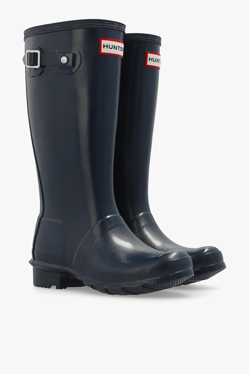 GenesinlifeShops Guatemala Navy blue Rain boots with logo Hunter